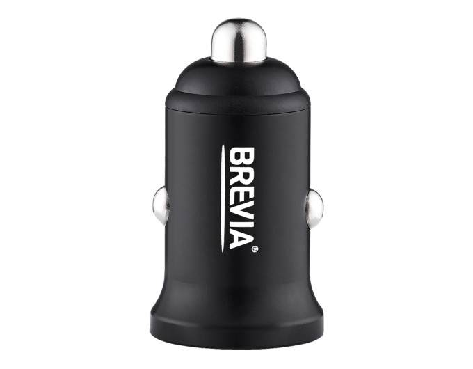 Автомобильное зарядное устройство Brevia ePower DualChargeLED 38W 1xUSB-C+1xUSB-A черный, цена: 468 грн.