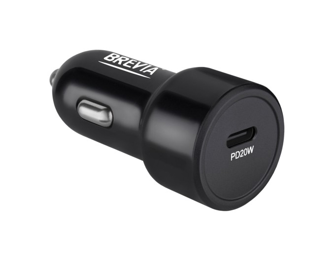 Автомобильное зарядное устройство Brevia ePower TurboCharge 20W 1xUSB-C черный, цена: 181 грн.