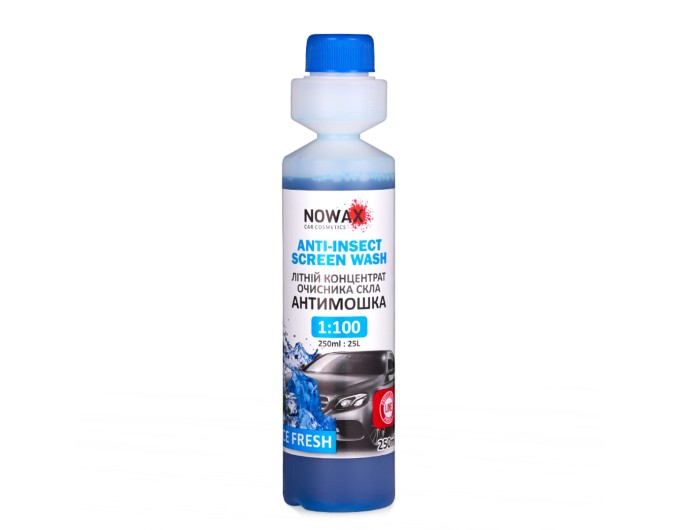 Омивач скла Nowax Anti Insekt літній Ice Fresh концентрат 250мл, ціна: 92 грн.