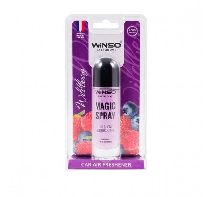 Ароматизатор Winso Magic Spray Wildberry, 30мл 532620 в виде спрея, цена: 167 грн.