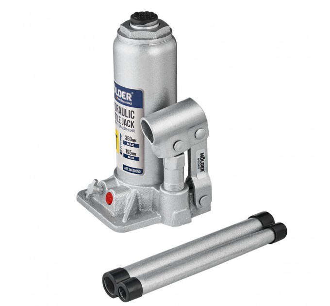 Домкрат гідравлічний пляшковий Molder 5т 195-380мм, ціна: 849 грн.