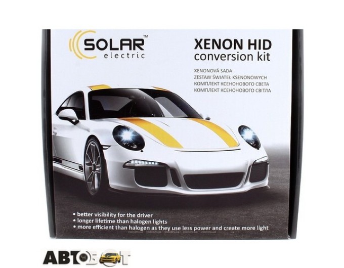 Комплект ксенону SOLAR H8 6000K 35W Ballast 4860, ціна: 1 476 грн.