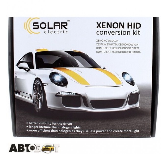 Комплект ксенона SOLAR H8 6000K 35W Ballast 4860, цена: 1 164 грн.