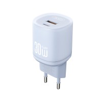 Сетевое зарядное устройство XO L151 30W 1USB-A+1USB-C синий