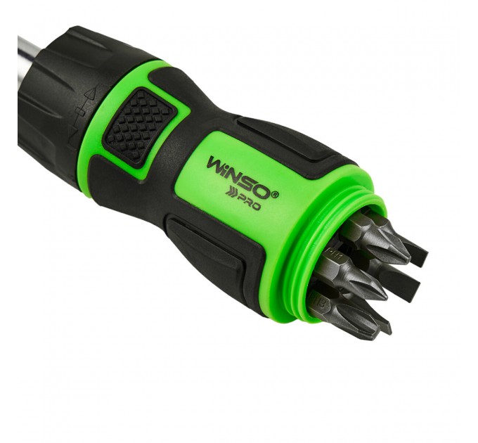 Викрутка Winso Pro реверсивна з комплектом насадок 6в1, ціна: 186 грн.