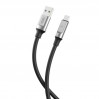 Кабель XO Liquid Silicone USB to Lightning 6A 1м черный, цена: 109 грн.