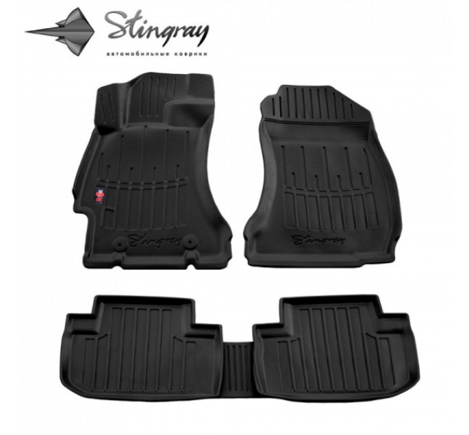 Subaru Forester (SJ) (2012-2018) комплект 3D килимків з 5 штук (Stingray), ціна: 1 287 грн.
