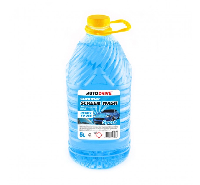 Омивач скла AutoDrive Summer Screen Wash PET літній Sport готовий 5л, ціна: 83 грн.