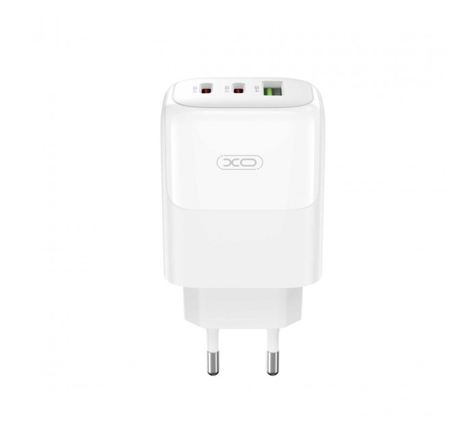 Сетевое зарядное устройство XO L139 1USB-A 45W+2USB-C 65W + Type-c кабель белый, цена: 749 грн.