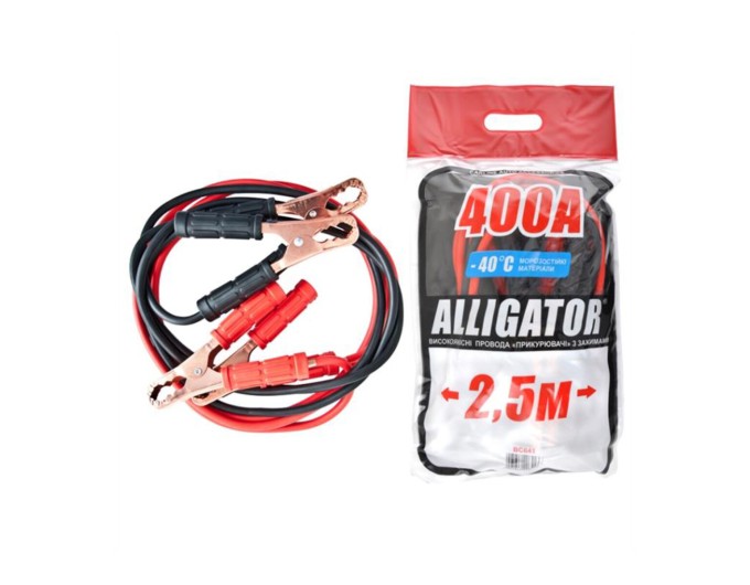 Провода-прикуриватели Alligator 400А, 2,5м BC641, цена: 406 грн.