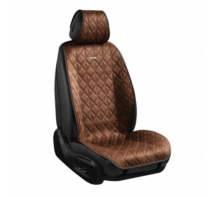 Преміум накидки для передніх сидінь CarLife Nitro, coffee 2шт, ціна: 2 331 грн.