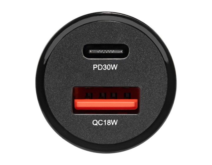 Автомобильное зарядное устройство Winso Pro 30W 1xUSB-C+1xUSB-A black, цена: 233 грн.