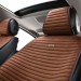 Комплект преміум накидок для сидінь CarLife Sport, coffee, ціна: 4 561 грн.