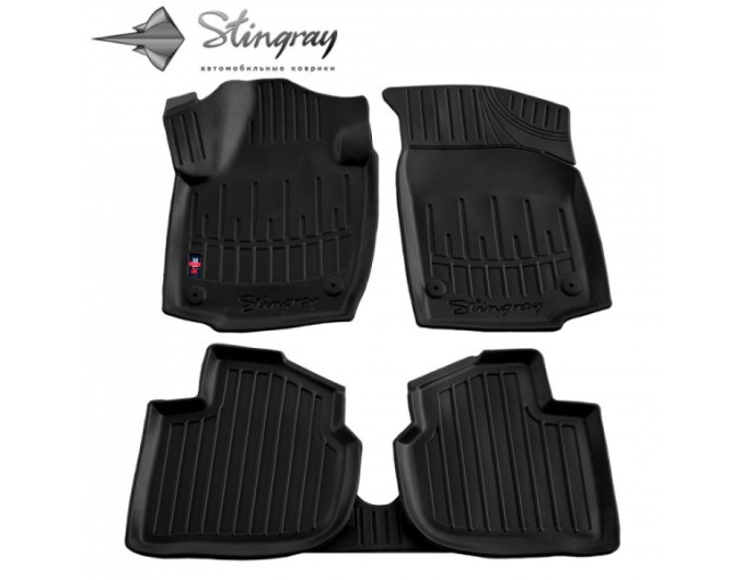 Skoda Rapid (2012-2019) комплект 3D ковриков с 5 штук (Stingray), цена: 1 870 грн.