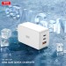 Сетевое зарядное устройство XO CE13 GaN 65W белый, цена: 949 грн.