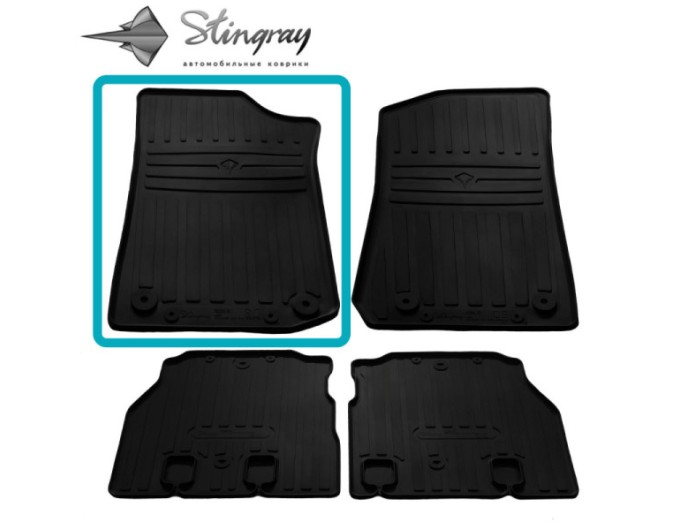 Jeep Wrangler (JL) (5 doors) (2018-...) коврик передний левый (Stingray), цена: 706 грн.