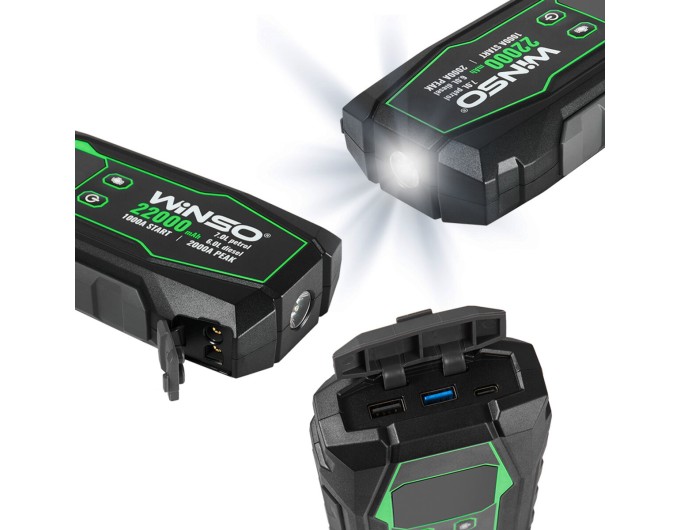 Пусковое устройство Winso Jump Starter 1000/2000A 22000mAh, цена: 4 482 грн.