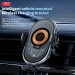 Держатель телефона автомобильный XO с беспроводной зарядкой WX038 15W Transparent Car Wireless Charging черный, цена: 849 грн.