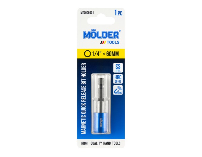 Держатель бит магнитный Molder автофиксация 60мм 1шт, цена: 116 грн.