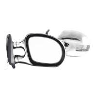 Дзеркала бокові Carlife, унів.колір хром  з LED повторювачем повороту+габарит, сф.комп.2шт