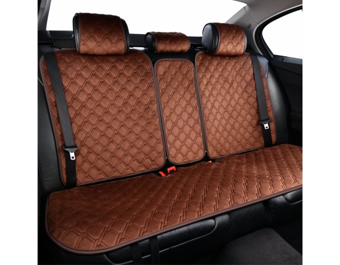 Комплект преміум накидок для сидінь CarLife Turbo, coffee, ціна: 4 561 грн.