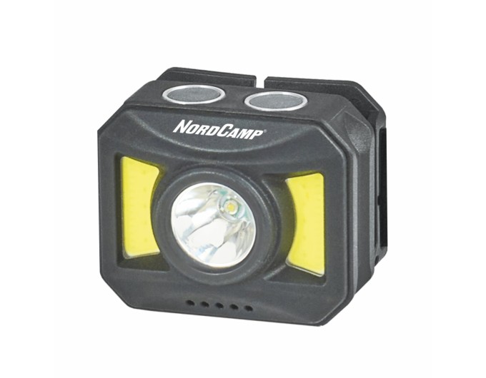 Фонарь налобный Nord Camp 150+140Lm, 3W+COB, 850mAh, белый/красный, цена: 474 грн.