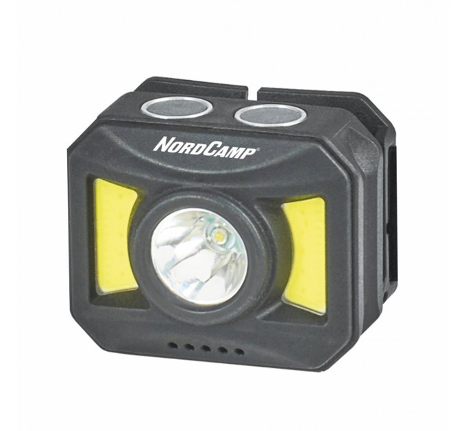 Фонарь налобный Nord Camp 150+140Lm, 3W+COB, 850mAh, белый/красный, цена: 464 грн.