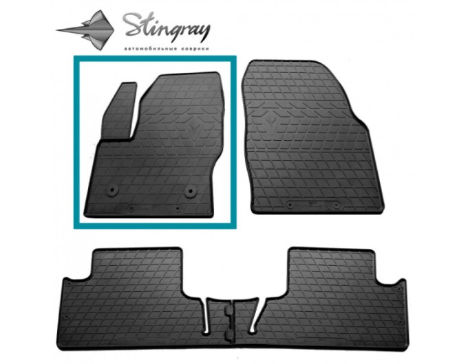 Ford C-Max (hybrid) (2010-2019)коврик передний левый кліпса FC2 (Stingray), цена: 942 грн.