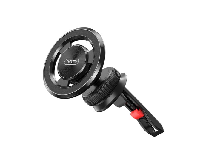 Тримач телефону автомобільний XO C130 MagSafe Dedicated Magnetic Suction Air Outlet Metal Bracket чорний, ціна: 289 грн.