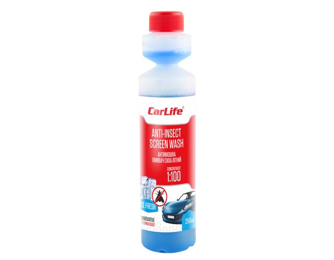 Омивач скла Carlife Anti-insect Screen-Wash літній Ice Fresh концентрат 250мл, ціна: 93 грн.