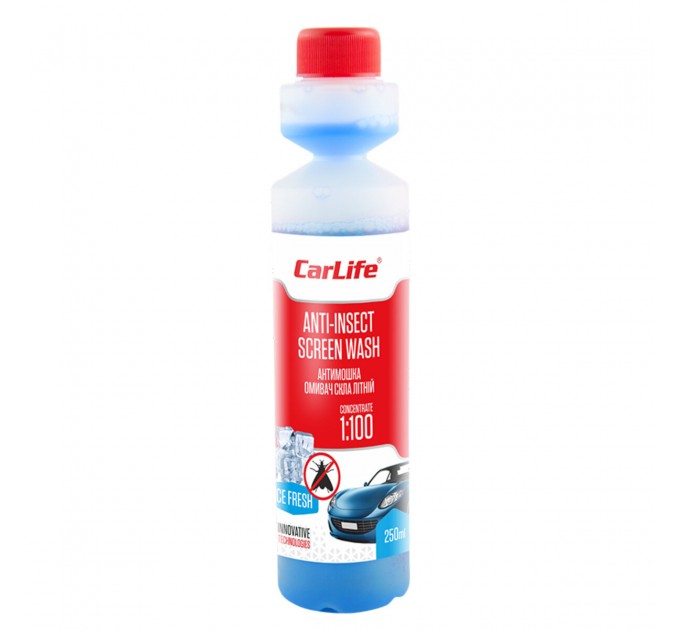Омивач скла Carlife Anti-insect Screen-Wash літній Ice Fresh концентрат 250мл, ціна: 81 грн.