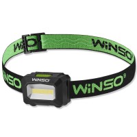 Фонарь налобный Winso 100Lm, 3W COB, 3xAAA, белый/красный