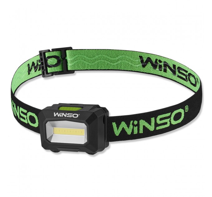 Фонарь налобный Winso 100Lm, 3W COB, 3xAAA, белый/красный, цена: 209 грн.