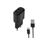 Сетевое зарядное устройство Brevia ePower 12W 2xUSB-A + кабель USB-A to USB-C 1м черный, цена: 319 грн.
