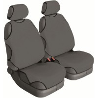 Чехлы-майки автоуниверсал Beltex Delux серый на передние сиденья, без подголовников 2шт