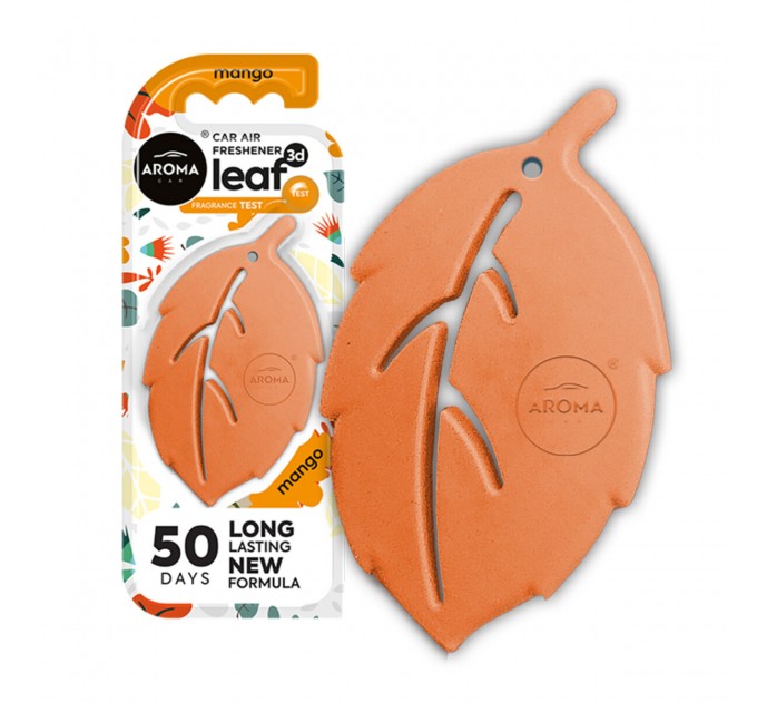 Ароматизатор Aroma Car Leaf 3D - Mango сухий, ціна: 99 грн.