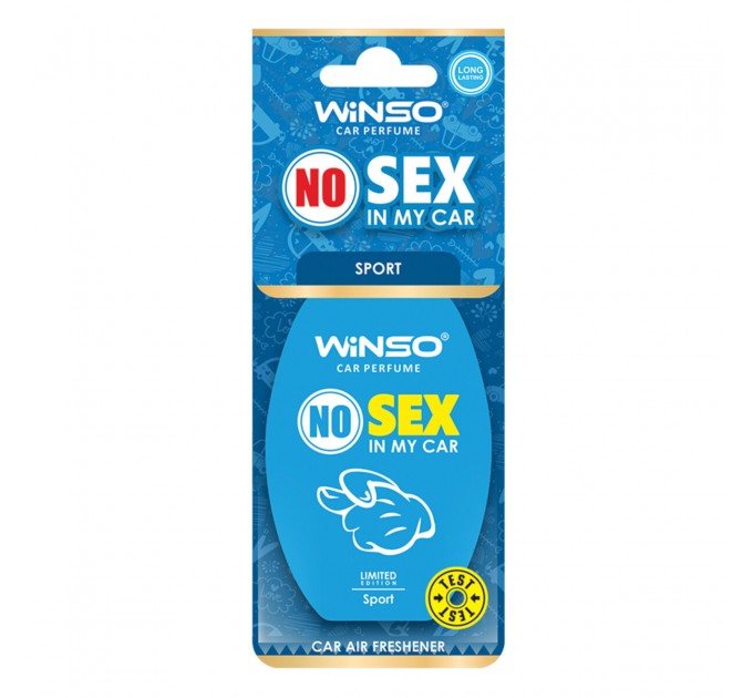 Освіжувач повітря Winso No Sex in My Car, целюлозний ароматизатор Sport, ціна: 35 грн.
