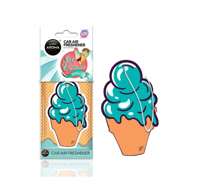 Ароматизатор Aroma Car Cellulose Sweets - Ice Cream Blue сухий, ціна: 42 грн.