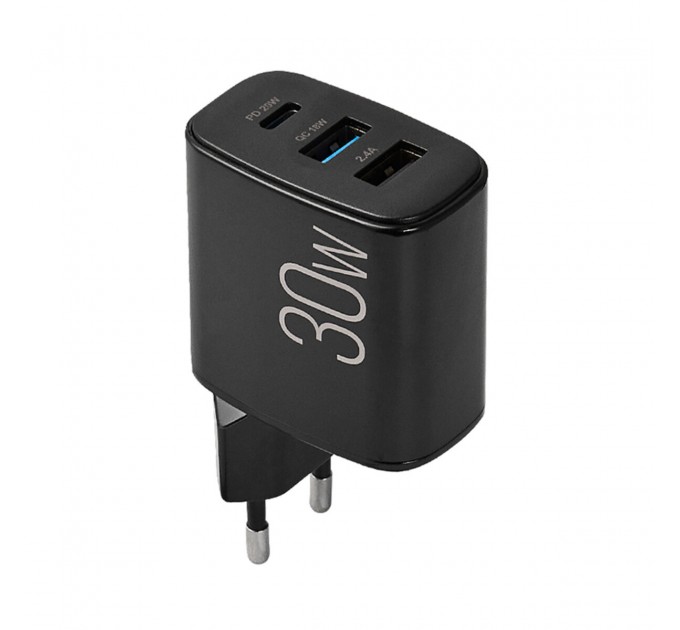 Сетевое зарядное устройство Brevia ePower PD20W+QC18W+12W черный, цена: 644 грн.