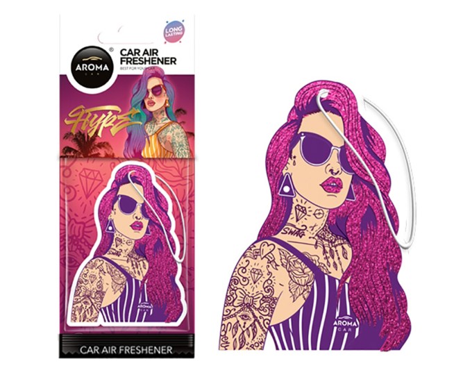 Ароматизатор Aroma Car Cellulose Hype Girl - Pink Hair сухой, цена: 57 грн.