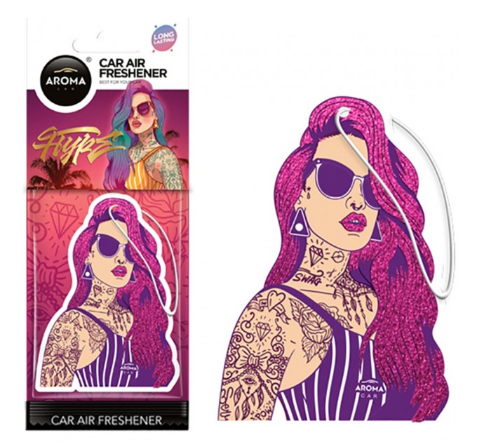 Ароматизатор Aroma Car Cellulose Hype Girl - Pink Hair сухий, ціна: 55 грн.