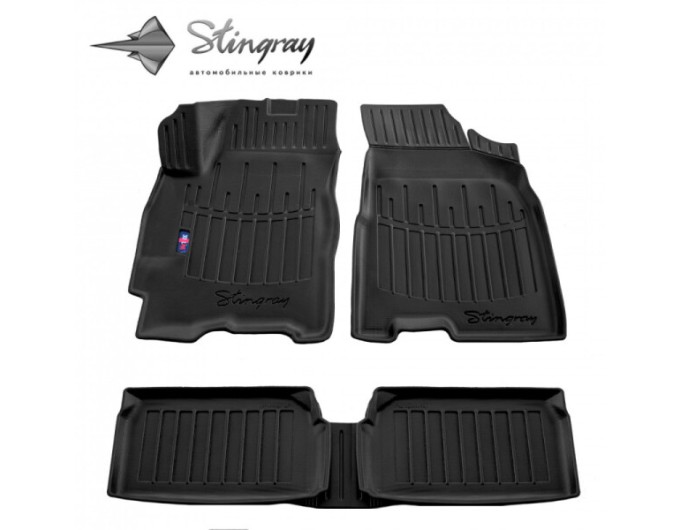 Chery Tiggo 2 (2016-...) комплект 3D ковриков с 5 штук (Stingray), цена: 1 870 грн.