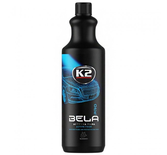 Активная пена K2 Bela Pro Blueberry для бесконтактной мойки концентрат голубика 1л, цена: 301 грн.