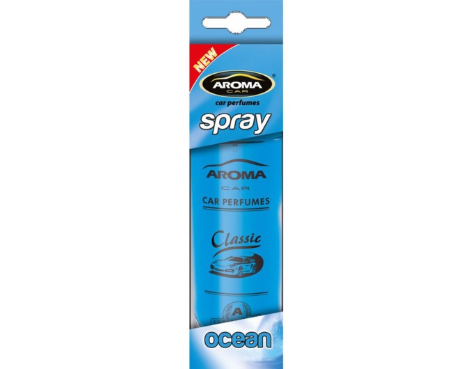 Ароматизатор Aroma Car Spray Classic Ocean, 50ml для салона авто, цена: 178 грн.