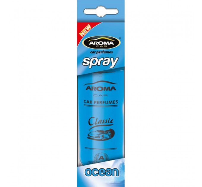 Ароматизатор Aroma Car Spray Classic Ocean, 50ml для салона авто, цена: 178 грн.