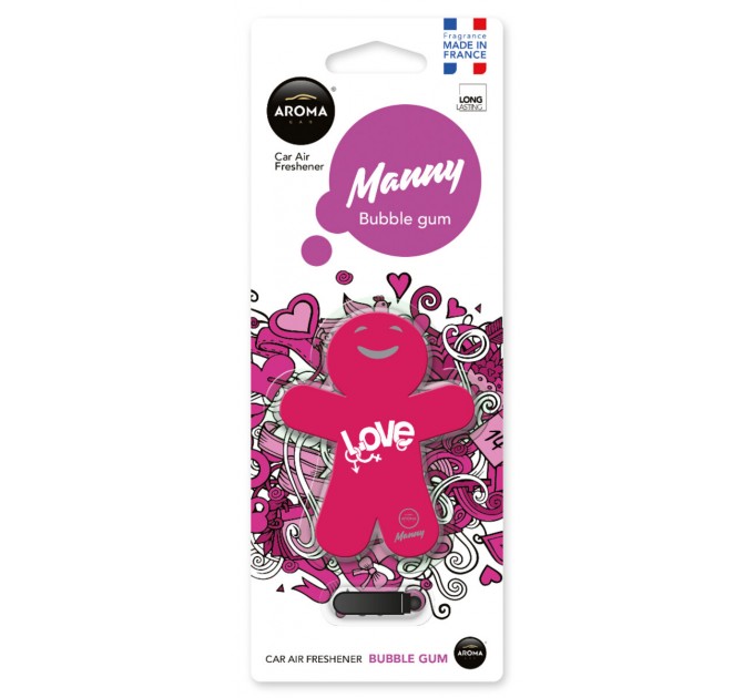 Ароматизатор Aroma Car Manny Bubble Gum сухой, цена: 125 грн.
