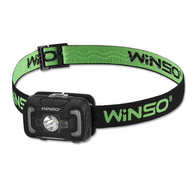 Фонарь налобный Winso 300Lm, 5W CREE XTE+COB, 1800mAh, с сенсором белый/красный, цена: 637 грн.