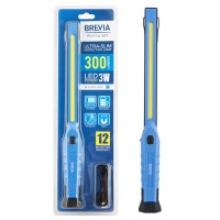 Ліхтар інспекційний Brevia LED 3W COB+1W LED 300lm, 2000mAh