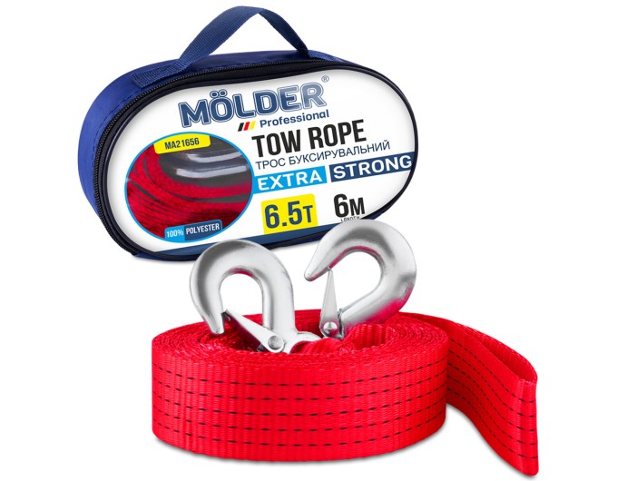 Буксирувальний трос Molder 6,5т, 6м, ціна: 740 грн.