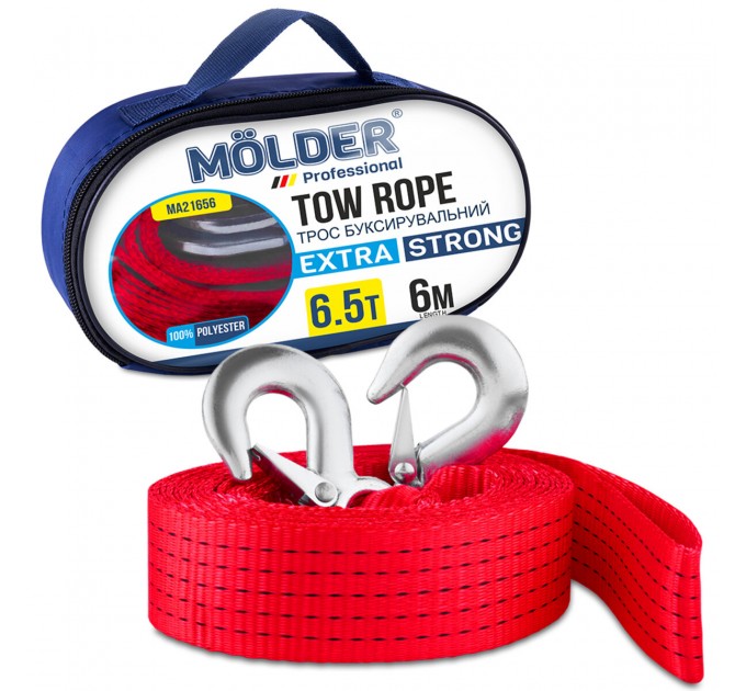 Буксирувальний трос Molder 6,5т, 6м, ціна: 705 грн.